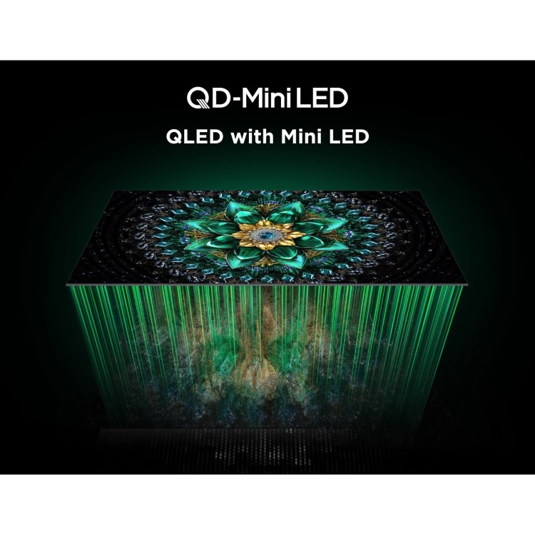 TCL 65A400M-UK 65 Inch 4K QD-Mini LED Google TV – 144Hz Gaming Dolby Vision & ONKYO Audio