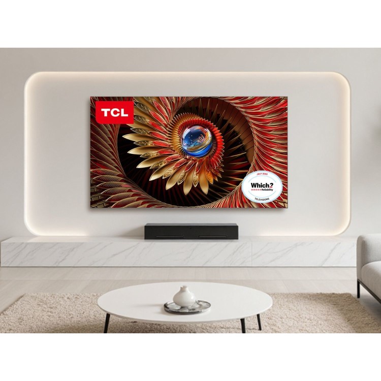TCL 65C8K-UK 65-Inch 4K Ultra HD QD-Mini LED Google TV