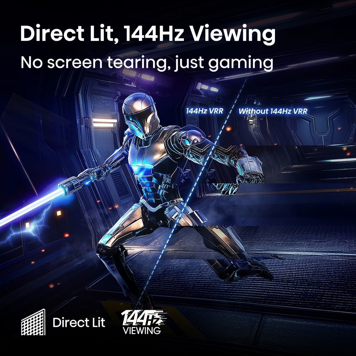 Direct Lit Full Array LED with 144Hz