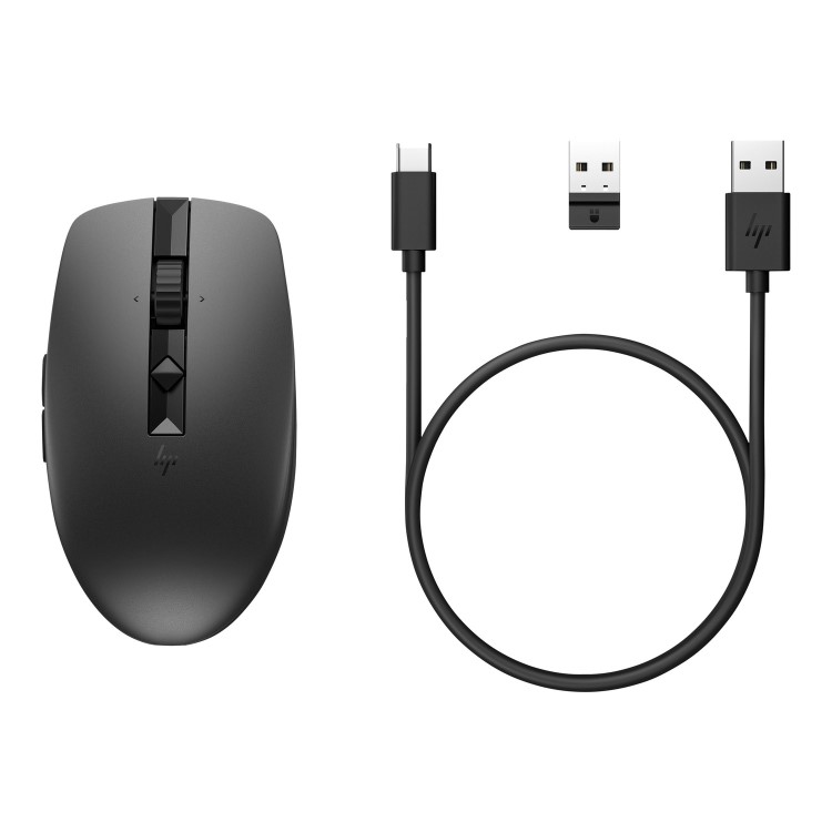HP 715 Rechargeable Multi-Device Mouse Black