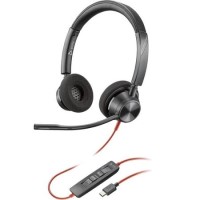 HP Poly Blackwire 3320 Stereo Microsoft Teams Certified USB-C Headset +USB-C/A Adapter