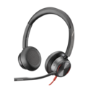 HP Poly Blackwire 8225 Stereo USB-C Headset +USB-C/A Adapter