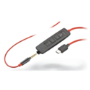 HP Poly Blackwire 3225 Stereo USB-C Headset +3.5mm Plug +USB-C/A Adapter