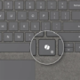 Microsoft Surface Pro X/8/9/10/11 Signature Keyboard with Copilot Button and Pen Storage - Platinum