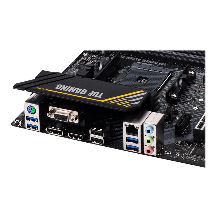 ASUS TUF GAMING A520M-PLUS II AMD A520 AM4 DDR4 Micro ATX Motherboard