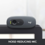 Logitech C270 720p HD Webcam with Built-in Microphone