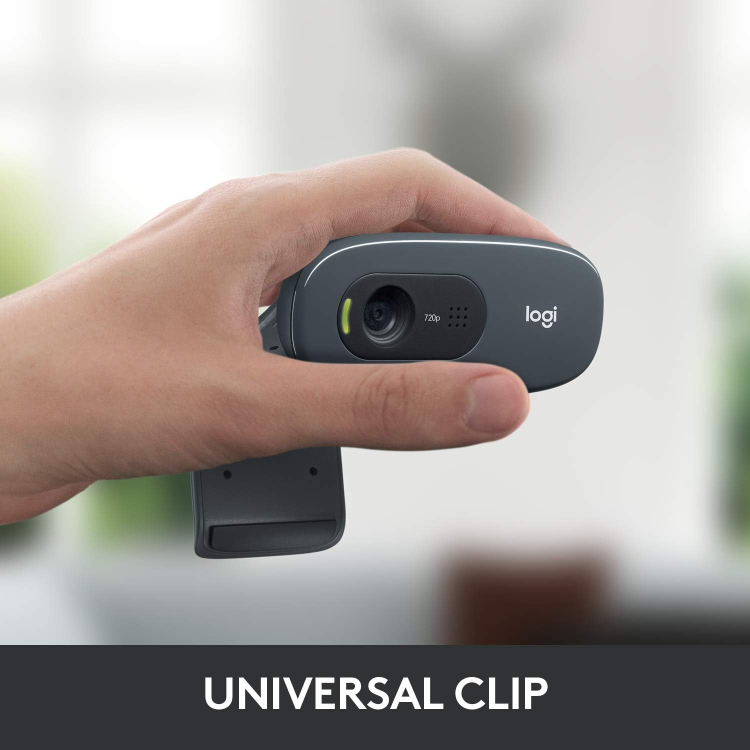 Logitech C270 720p HD Webcam with Built-in Microphone