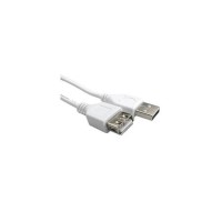 OEM 12cm USB-A 2.0  Female To A-Male White Cable