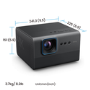 BenQ GP520 4K HDR 2600 ANSI Lumens Projector with Google TV
