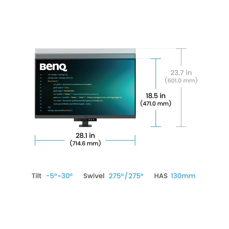 BenQ RD320UA 32" IPS 4K UHD USB-C Programming Monitor