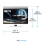 BenQ MOBIUZ EX271QZ 27" OLED QHD 500Hz 0.03ms Gaming Monitor 