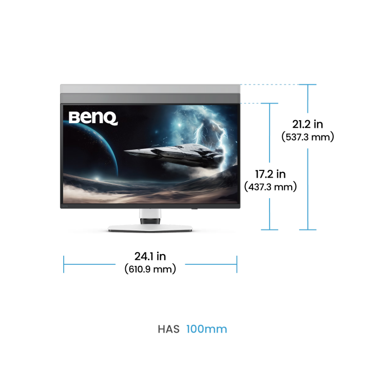 BenQ MOBIUZ EX271QZ 27" OLED QHD 500Hz 0.03ms Gaming Monitor 