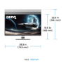 BenQ MOBIUZ EX321UZ 32" OLED 4K UHD 240Hz 0.03ms Gaming Monitor