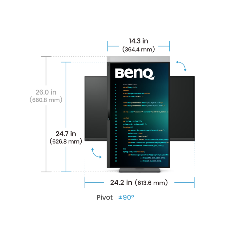 BenQ RD270Q 27" IPS QHD 144Hz Programming Monitor