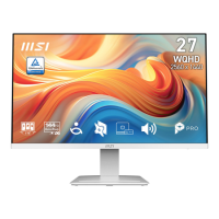 MSI PRO MP273QW E14 27" IPS WQHD 144Hz 1ms White Monitor