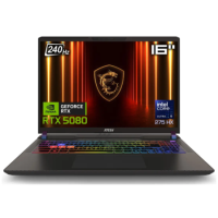 MSI Vector Intel Core Ultra 9 16GB RAM 1TB SSD GeForce RTX 5080 240Hz 16 Inch Windows 11 Gaming Laptop