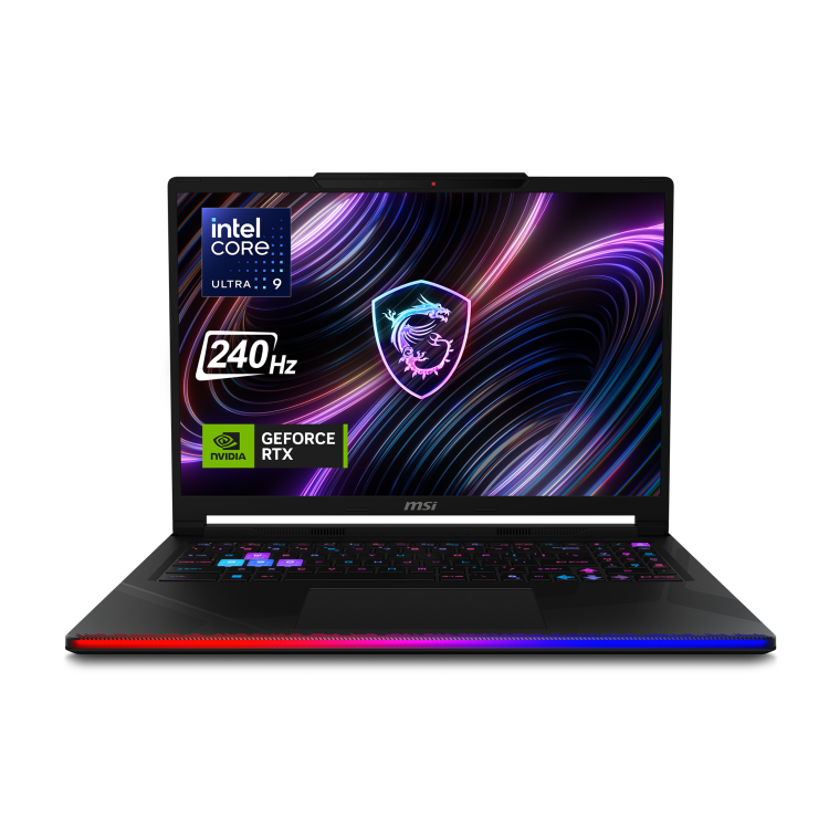 MSI Raider 16 Max Intel Core Ultra 9 32GB RAM 2TB SSD GeForce RTX 5090 240Hz 16 Inch Windows 11 Gaming Laptop