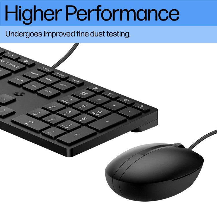 HP 320MK Full Size Wired Desktop Keyboard and Mouse Combo