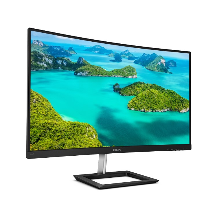 Refurbished Philips E-Line 322E1C 32" VA Full HD Curved Monitor