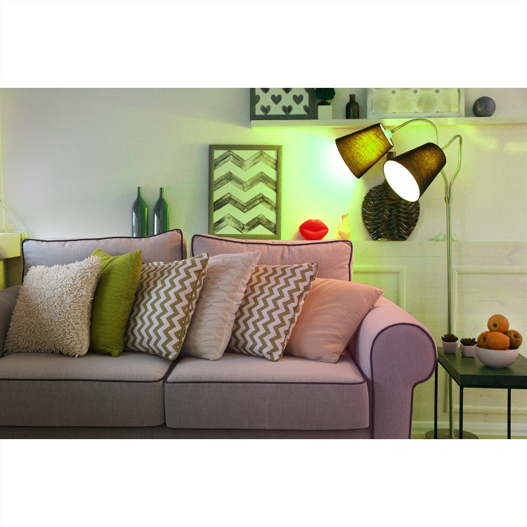 electriQ Dimmable Smart Colour WIFI LED Spotlight Bulb with MR16 fitting - Alexa & Google Home compatible
