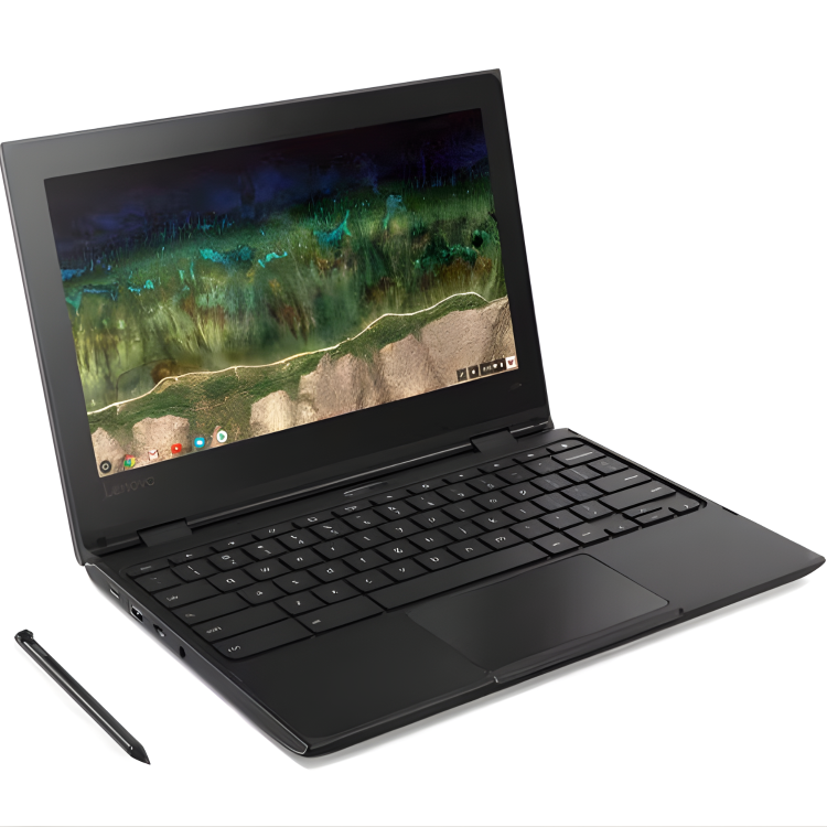 Refurbished Lenovo 500E 2nd Gen Intel Celeron N4100 4GB RAM 32GB eMMC 11.6 Inch Touchscreen Chromebook