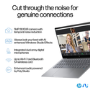 Refurbished HP OmniBook X 14 Copilot+ PC Snapdragon X Plus 16GB RAM 512GB SSD 14 Inch Windows 11 Laptop - Silver