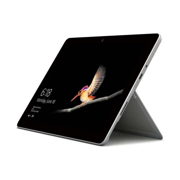 Refurbished Microsoft Surface Go Pentium 4415Y 8GB RAM 128GB SSD 10" Wi-Fi Tablet - Silver