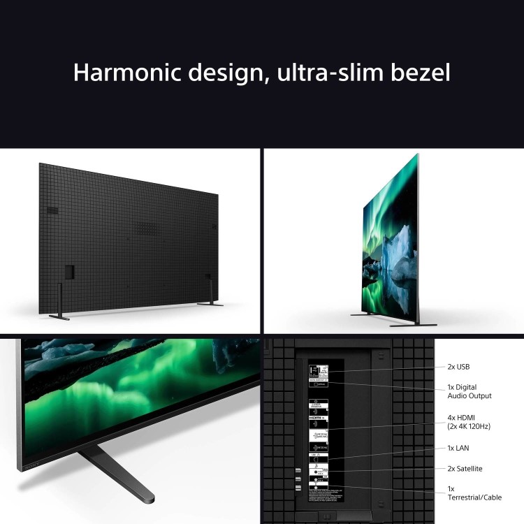 Sony K77XR80PU 77-Inch 4K OLED Smart TV  Google TV HDR & Dolby Vision