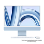 Refurbished Apple iMac 2023 M3 8-Core CPU 10-Core GPU 8GB RAM 256GB SSD 24 Inch 4.5K All-in-One PC Blue - No Keyboard and Mouse