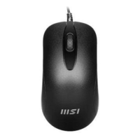 Box Opened MSI M88 USB Wired Optical Gaming Mouse - Black