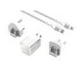 Energizer 20W Wall Charger with EU/UK/US Adapters with Lightning Cable - White