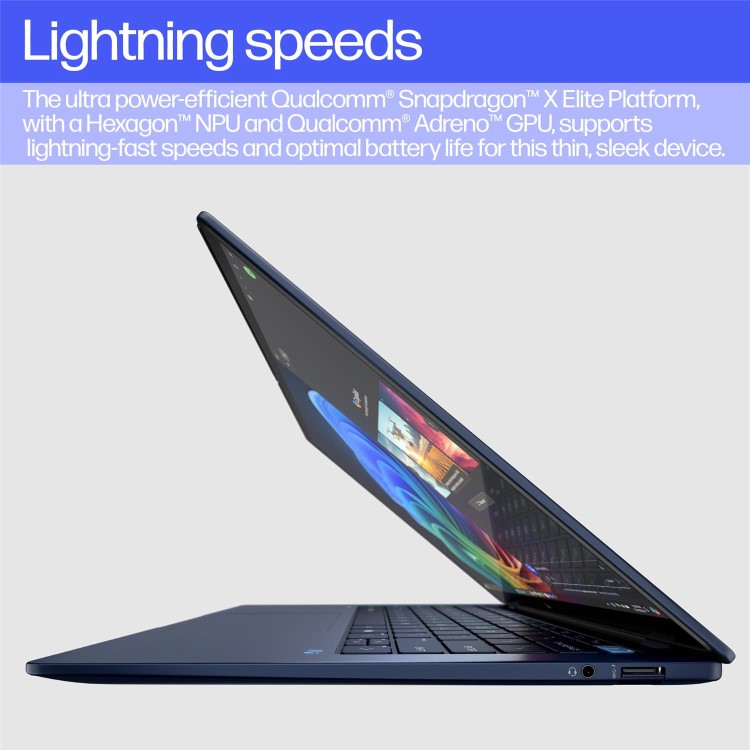 HP EliteBook Ultra Qualcomm Snapdragon X Elite 16GB RAM 512GB SSD 14 Inch Windows 11 Pro Laptop