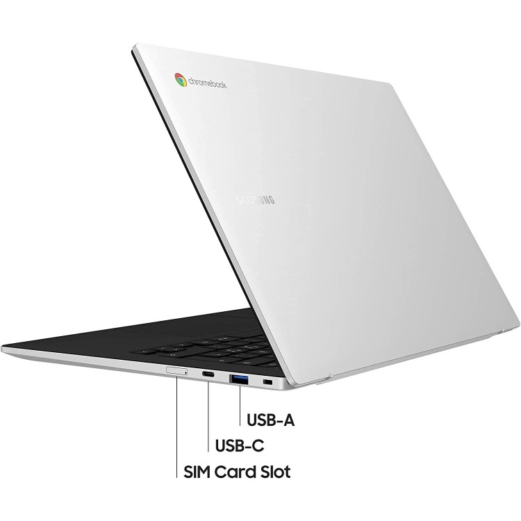 Refurbished Samsung Galaxy Go Intel Celeron N4500 4GB RAM 64GB eMMC 14 Inch Chromebook - Silver