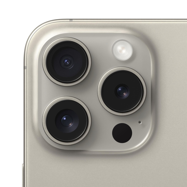 Refurbished Apple iPhone 15 Pro Natural Titanium 6.1" 128GB 5G Unlocked & SIM Free Smartphone