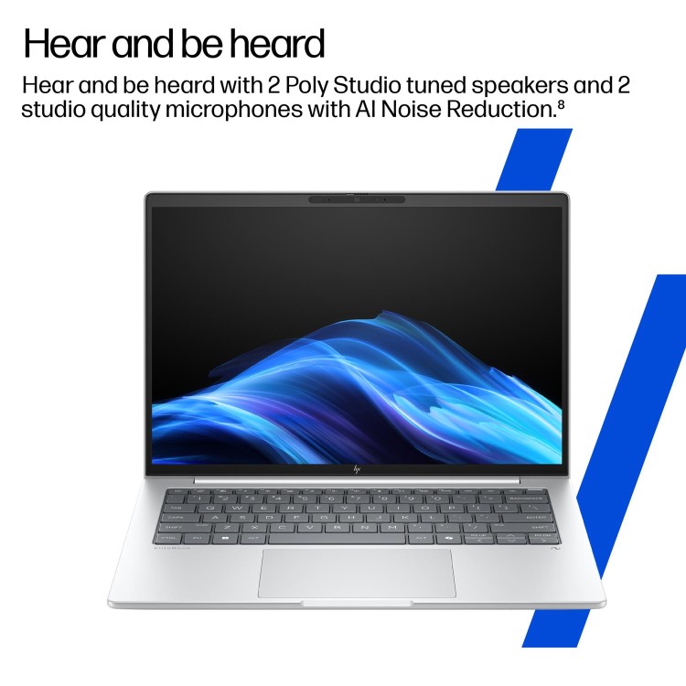 HP EliteBook 8 G1a Next Gen AI PC AMD Ryzen 5 16GB RAM 512GB SSD 14 Inch Windows 11 Pro Laptop