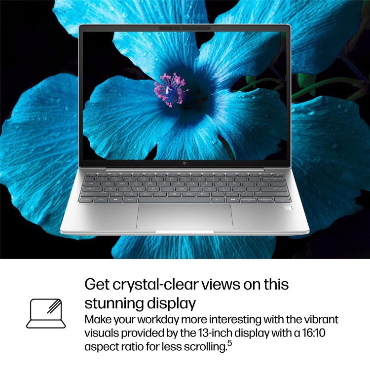 HP EliteBook 6 Intel Core Ultra 5 16GB RAM 512GB SSD 13.3 Inch Windows 11 Pro Laptop