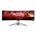 AOC AGON 49" VA Dual QHD 165Hz 1ms Super UltraWide Curved Gaming Monitor 