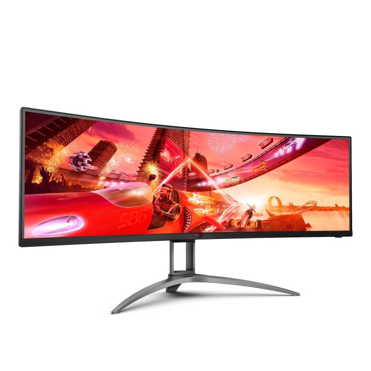 AOC AGON 49" VA Dual QHD 165Hz 1ms Super UltraWide Curved Gaming Monitor 