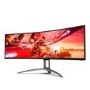 AOC AGON 49" VA Dual QHD 165Hz 1ms Super UltraWide Curved Gaming Monitor 
