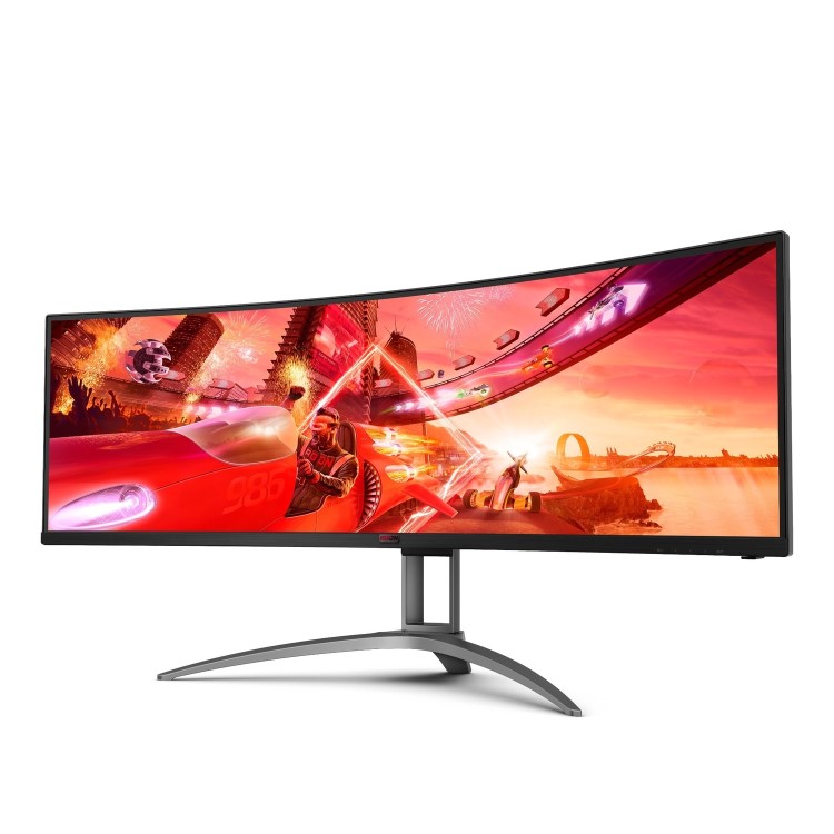 AOC AGON 49" VA Dual QHD 165Hz 1ms Super UltraWide Curved Gaming Monitor 
