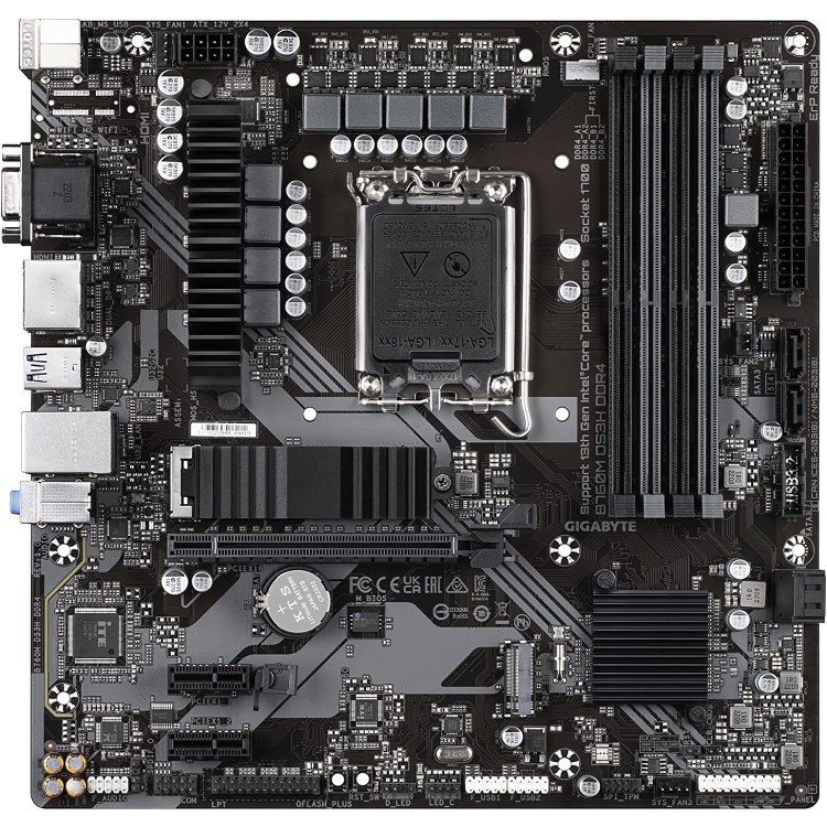 Gigabyte B760 DS3H Intel B760 LGA 1700 DDR4 Micro ATX Motherboard
