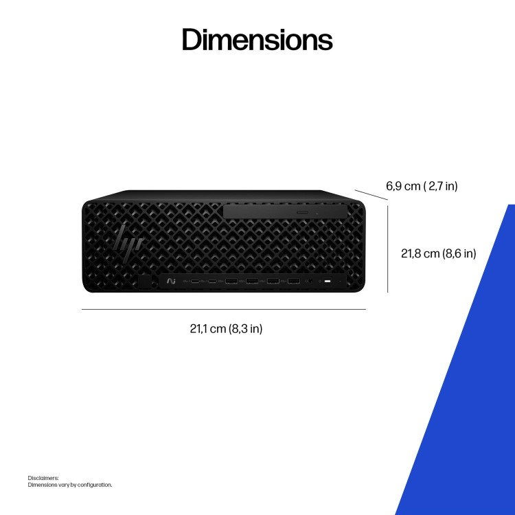HP Z2 G1i SFF Intel Core Ultra 7 265 32GB RAM 1TB SSD RTX A1000 Windows 11 Pro Workstation PC