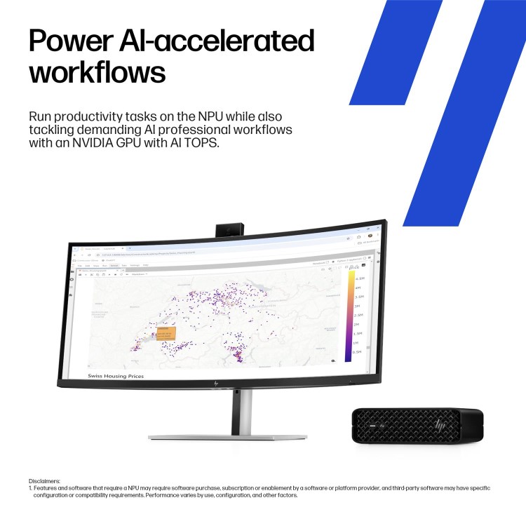 HP Z2 Mini G1i Intel Core Ultra 7 265 32GB RAM 1TB SSD RTX A400 Windows 11 Pro Workstation PC