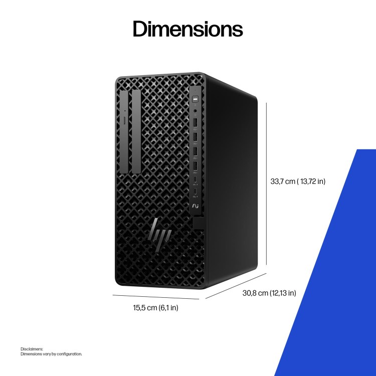 HP Z1 Tower G1i Intel Core Ultra 9 285 32GB RAM 1TB SSD RTX 5060 Ti Windows 11 Pro Workstation PC