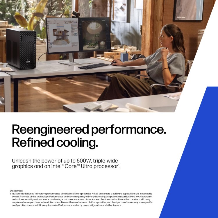 HP Z2 Tower G1i Intel Core Ultra 7 265K 32GB RAM 1TB SSD RTX 2000 Ada Windows 11 Pro Workstation PC
