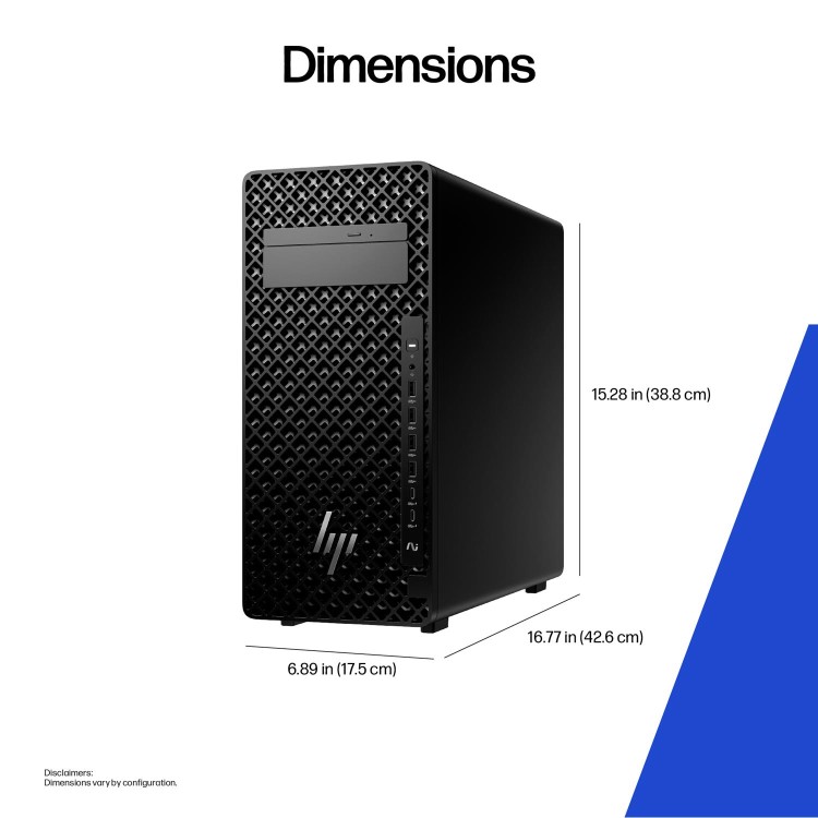 HP Z2 Tower G1i Intel Core Ultra 9 285K 32GB RAM 1TB SSD RTX 2000 Ada Windows 11 Pro Workstation PC