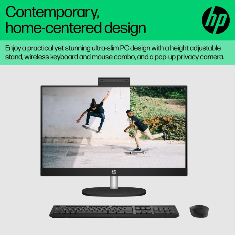 HP 24-CR0063NA Intel Core i3 N300 8GB RAM 256GB SSD 23.8 Inch Windows 11 All-in-One PC