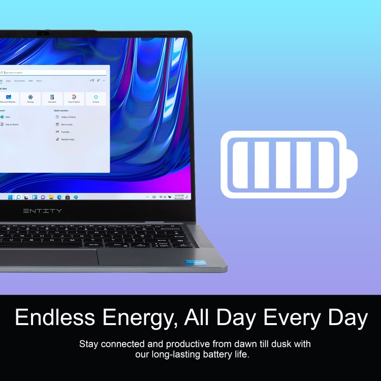 Entity Book 14 Intel Celeron 4GB RAM 128GB eMMC 14 Inch Windows 11 Laptop