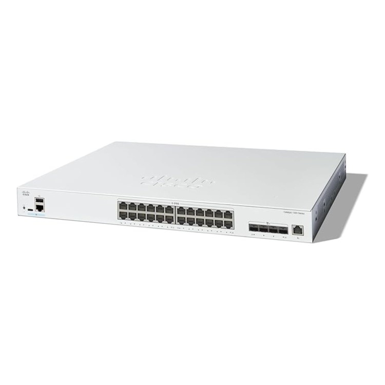 Cisco Catalyst C1300-24XT 24-Port Rack-mountable Smart Managed Switch 