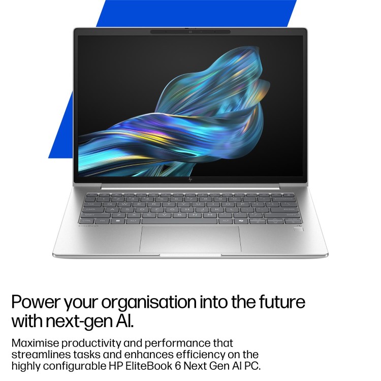HP EliteBook 6 G1q Next Gen AI Qualcomm Snapdragon X 32GB RAM 512GB SSD 14 Inch Windows 11 Pro Laptop
